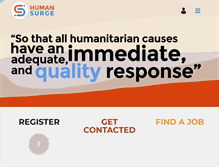 Tablet Screenshot of humansurge.org